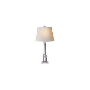 Chart House Small Dorsett Column Table Lamp with Natural Paper Shade 