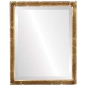  Toronto Rectangle in Champagne Gold Mirror and Frame