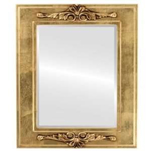 Ramino Rectangle in Gold Leaf Mirror and Frame 