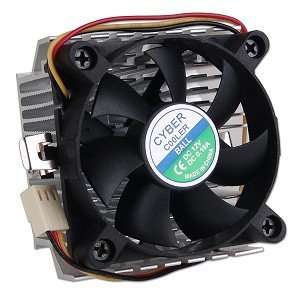    Cyber Cooler Socket 370 Aluminum Heat Sink & Fan: Electronics
