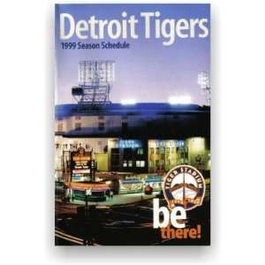  1999 Official Detroit Tigers Pocket Schedule (Final Season 