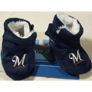    Milwaukee Brewers MLB Baby High Boot Slippers: Sports & Outdoors