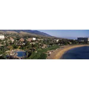 View of a Coastline, Marriott Wailea Resort, Wailea, Maui, Hawaii, USA 