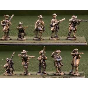  15mm French and Indian War Frontier Militia (30 figs 