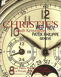 RARE CHRISTIE’S Patek Philippe Watches Amer Collection  