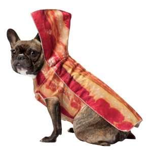  Lets Party By Rasta Imposta Bacon Pet Costume / Red   Size 