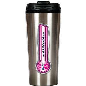 Great American Seattle Seahawks Breast Cancer Awareness 16oz Stainless 