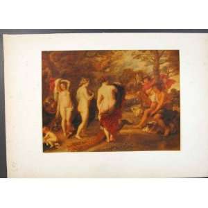   Judement Of Paris Famous Painting By Rubens Fine Art