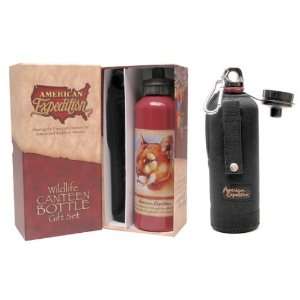  American Expedition Wildlife Mountain Lion Canteen Bottle 