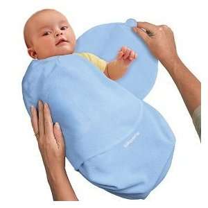 SwaddleMe Adjustable Infant Wrap Microfleece   Blue Size Large 15   22 