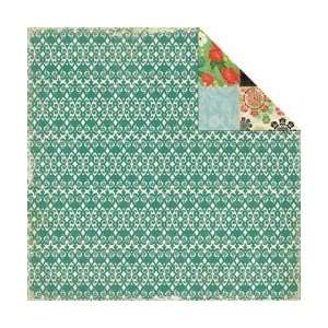 com New   For The Record Double Sided Cardstock 12X12   Picket Fence 