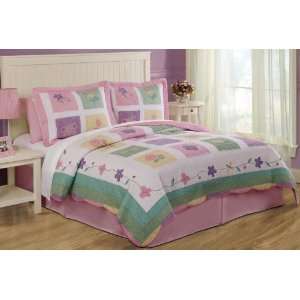  Spring Meadow  Twin Quilt with Pillow Sham Baby