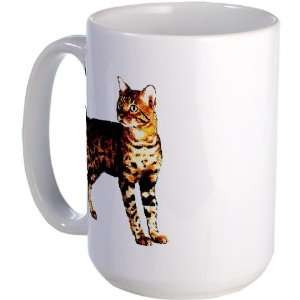 Bengal Cat Raja Pets Large Mug by 