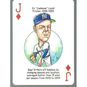  Ed Lopat   Oddball NEW York Yankees Playing Card 
