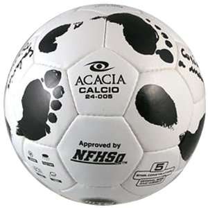  ACACIA Calcio Game Level Soccer Balls NFHS WHITE/BLACK 5 