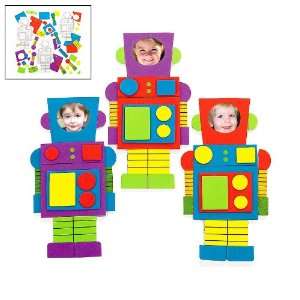  Robot Photo Frame Craft Kit (1 dz) Toys & Games