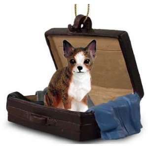  Chihuahua in Suitcase Christmas Ornament: Home & Kitchen