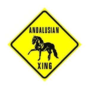  ANDALUSIAN CROSSING horse riding spain sign