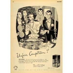 1947 Ad Vice Versa Fragrance Perfume Parfum Christmas Party Punch Bowl 