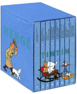   Tintin Boxed Set of 8 by Hergé, Little, Brown Books 