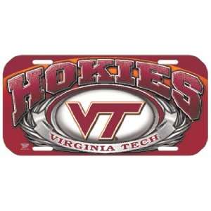  NCAA Virginia Tech Hokies High Definition License Plate 