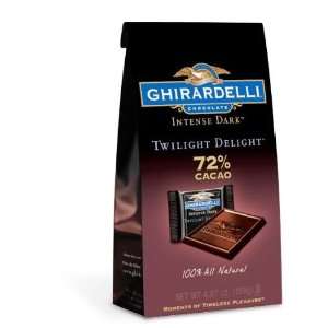 Ghirardelli Chocolate Twilight Delight Intense Dark 72% Cacao Singles 