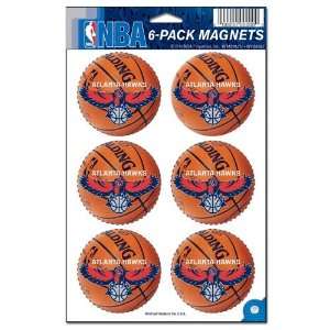  NBA Atlanta Hawks Magnet Set   6pk