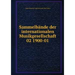   02 1900 01: Oskar Fleischer und Johannes Wolf (Hg.): Books