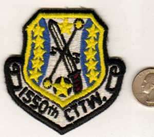US Air Force Squadron Patch 1550th CTTW. Wing USAF  
