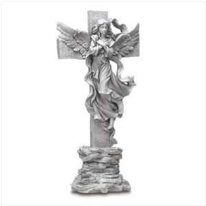  Angelic Cross Statue 