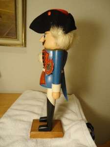 Revolutionary War American Patriot Tri Corner Hat Nut Cracker 1960s 