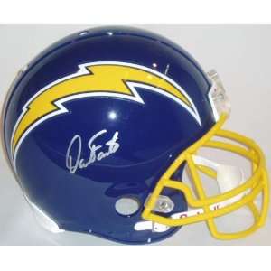 Dan Fouts Autographed Helmet  Authentic:  Sports & Outdoors