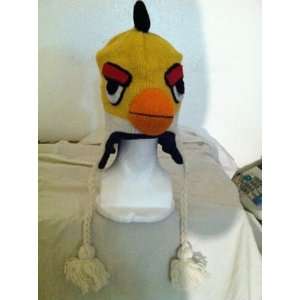   Angry Bird Face Pilot Animal Cap/hat with Ear Flaps and Poms ***HIGH