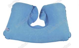 Inflatable Travel Pillow Neck U Rest Compact Plane Air Cushion Light 