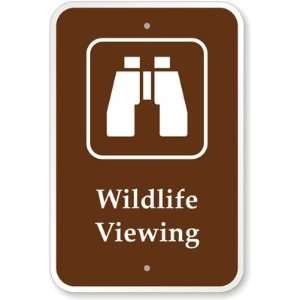  Wildlife Viewing (with Graphic) Diamond Grade Sign, 18 x 