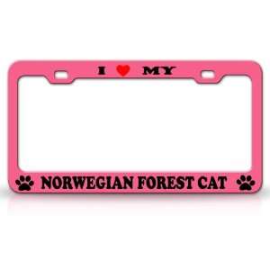  I LOVE MY NORWEGIAN FOREST Cat Pet Animal High Quality 