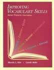Improving Vocabulary Skills by Sherrie L. Nist 2002, Paperback  