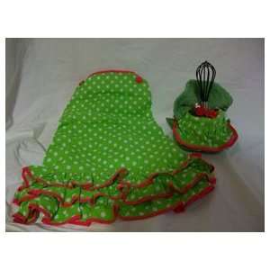 Girls Green Apron Cake 