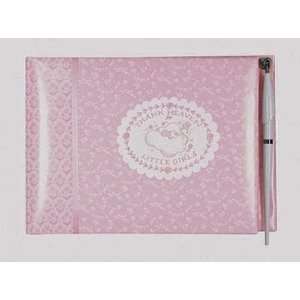    Baby Shower Guest Book Thank Heaven for Little Girls (Pink) Baby
