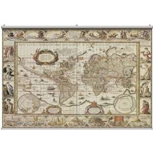 Antique Map Ancient Maps Design Portable Wall Mural 