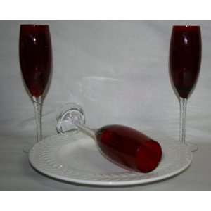  Homax Interior Designs Ruby Wine/Champange Glass with 