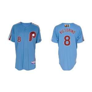  Philadelphia Phillies #8 Shane Victorino Sky Blue 2011 MLB 