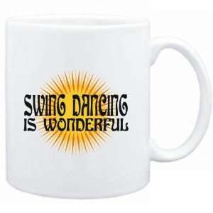  Mug White  Swing Dancing is wonderful  Hobbies Sports 