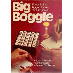    Big Boggle Parker Brothers Bigger Hidden Word Game: Toys & Games