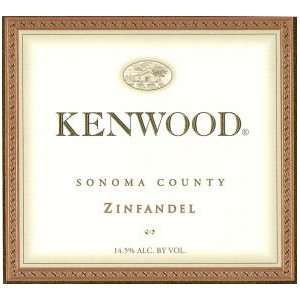  Kenwood Zinfandel Sonoma Valley 2008 750ML Grocery 