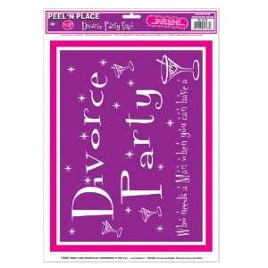  Lets Party By Beistle Company Divorce Party Peel N Place 