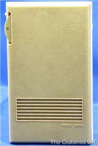 Vintage 1970 RCA RZG104Y Solid State Pocket AM Transistor Radio