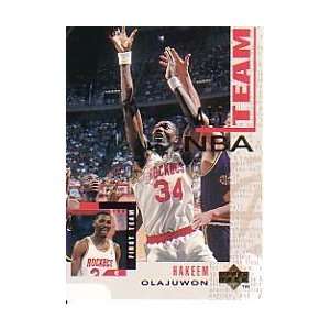   1994 95 Upper Deck #13 Hakeem Olajuwon All NBA Team