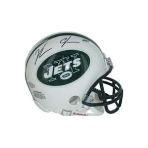  Vernon Gholston autographed Football Mini Helmet (New York 