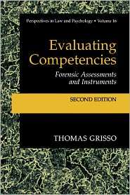 Evaluating Competencies Forensic Assessments and Instruments, Vol. 16 